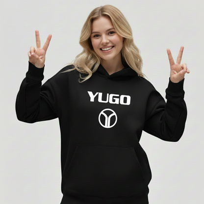 YUGO Car Logo Hoodie (HQ Stitched Embroidery)