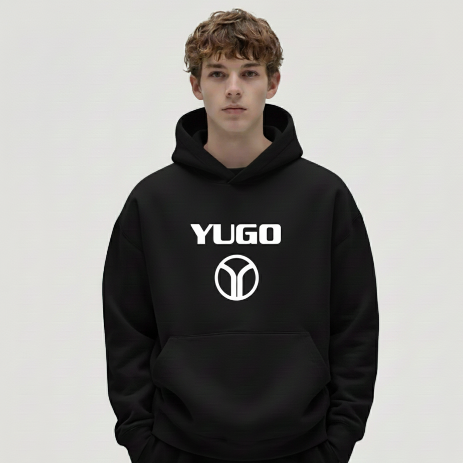 YUGO Car Logo Hoodie (HQ Stitched Embroidery)