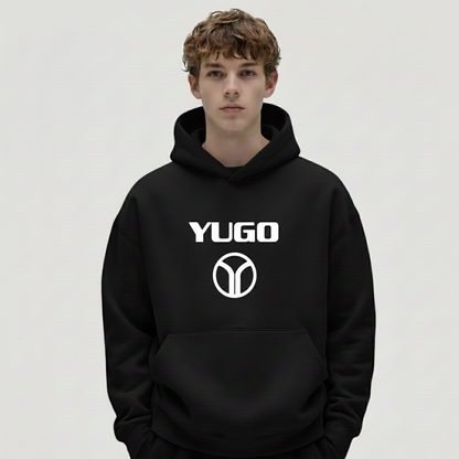 YUGO Car Logo Hoodie (HQ Stitched Embroidery)